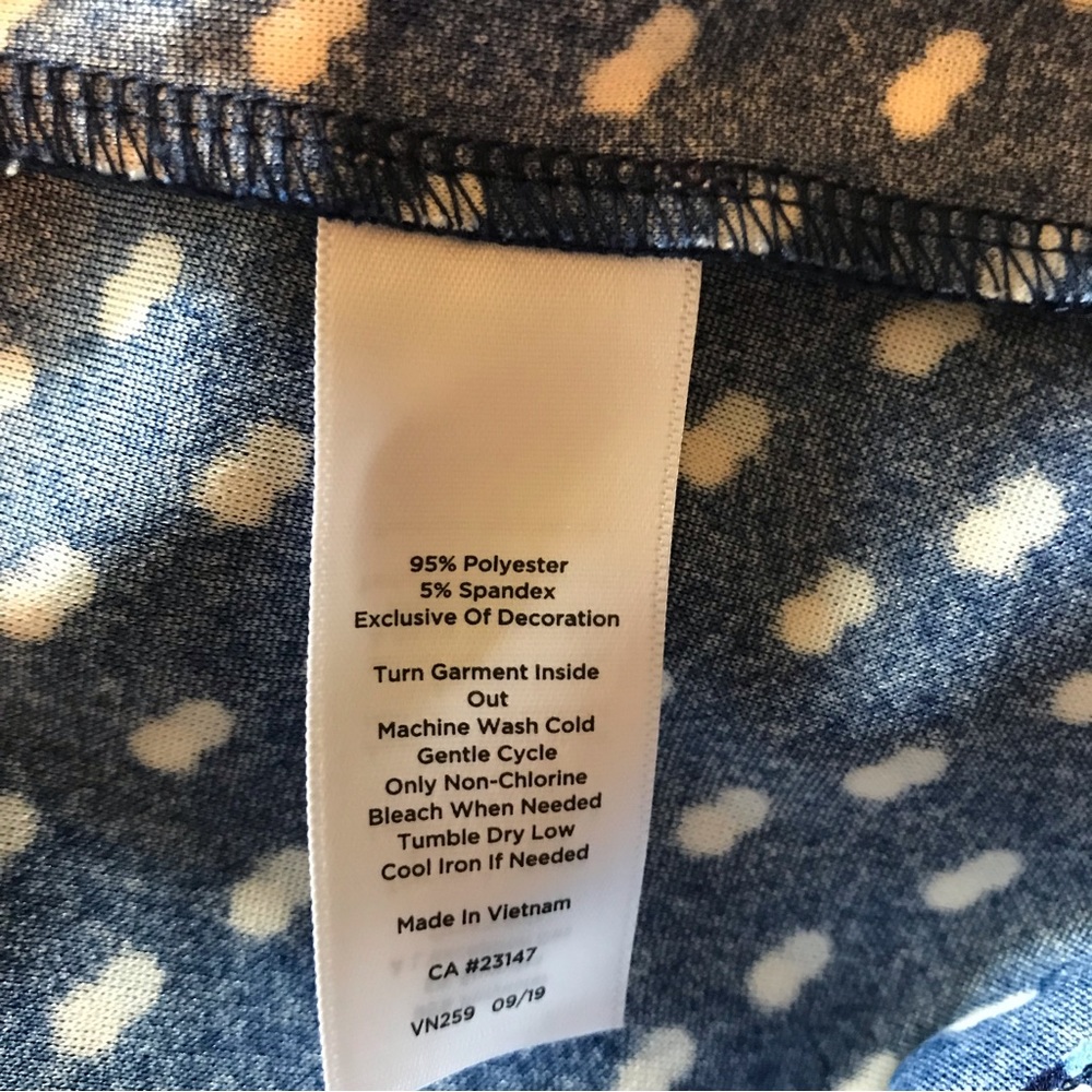 Talbots Blue Ruffle Collar Blouse - Picture 11 of 12